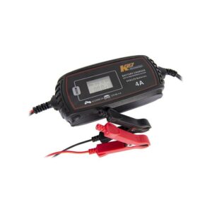 AKKULATURI LCD-NÄYTÖLLÄ 4A 6/12V K27
