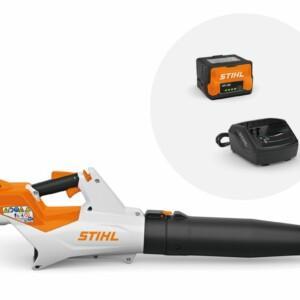 Stihl bga 60 akkupuhallin akulla ja laturilla