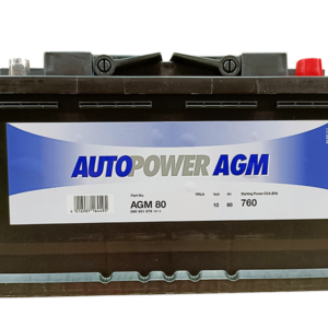 Autopower 80Ah AGM -käynnistysakku