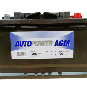 Autopower 70Ah AGM -käynnistysakku