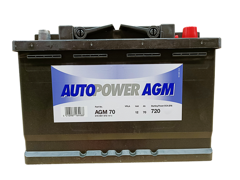 Autopower 70Ah AGM -käynnistysakku