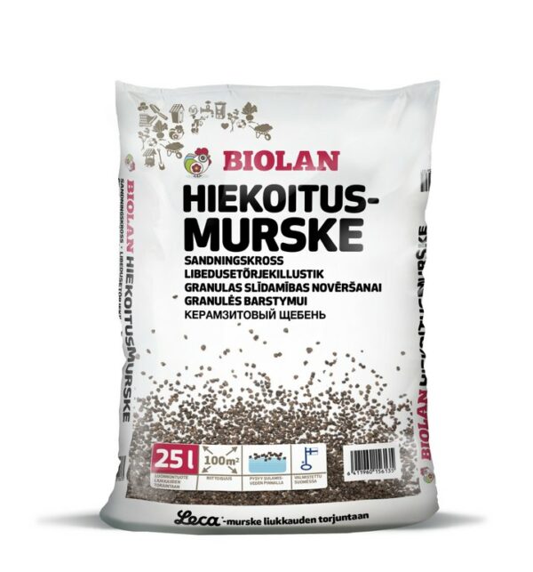 Hiekoitusmurske Biolan 25l