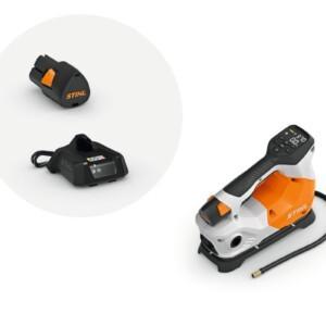 Stihl koa 20 set akkukompressori akulla ja laturilla