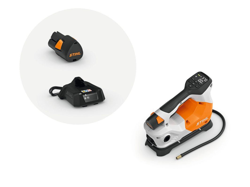 Stihl koa 20 set akkukompressori akulla ja laturilla