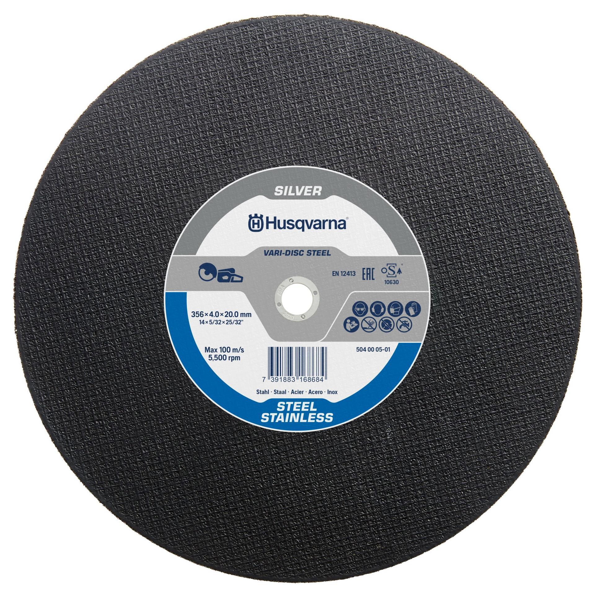 400mm metallinkatkaisulaikka Husqvarna Vari-disc steel