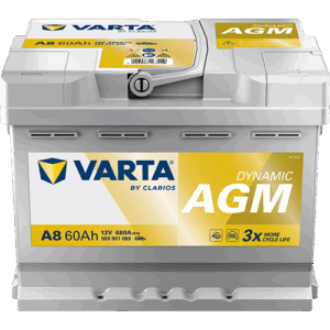 Varta A8 60Ah AGM -akku - Vuoksenautotarvike.fi