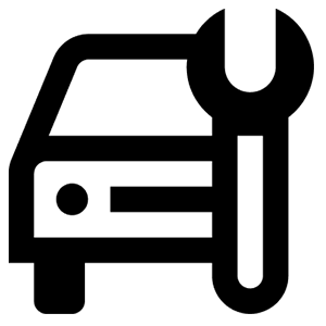 Autotarvikkeet symboli